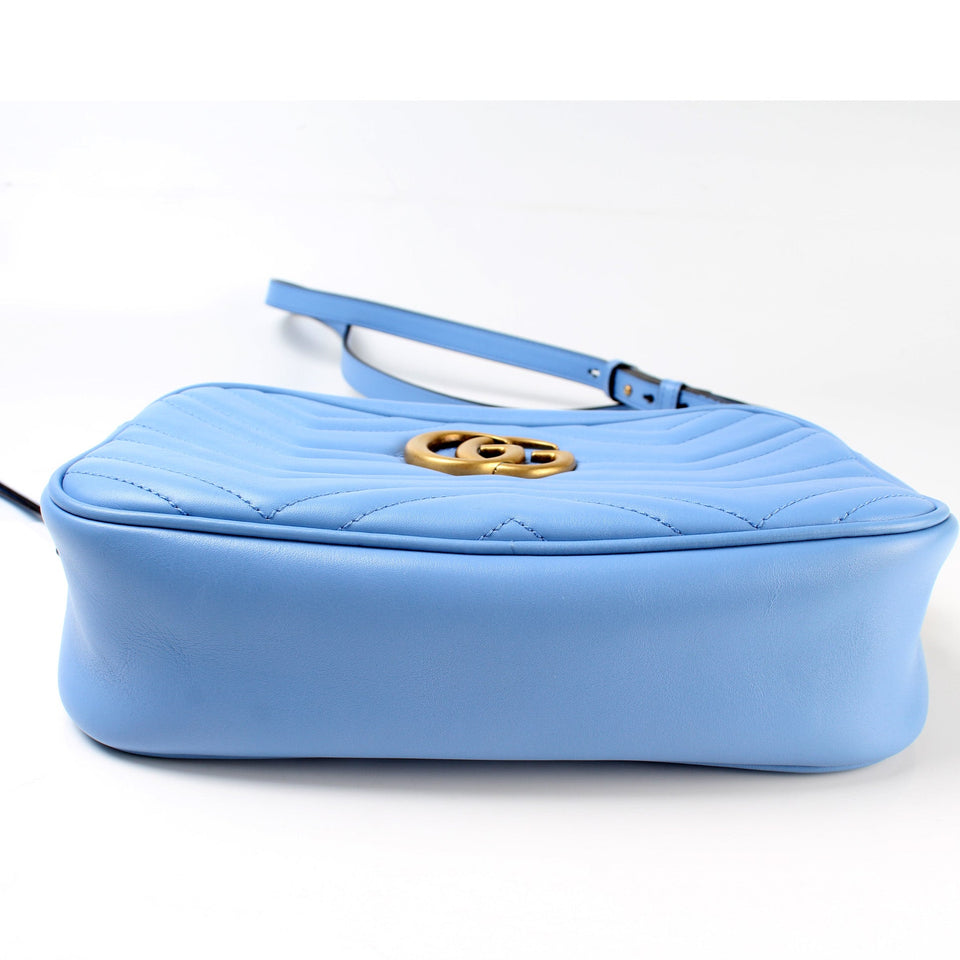 Gucci 447632 Marmont Small Leather Camera Bag