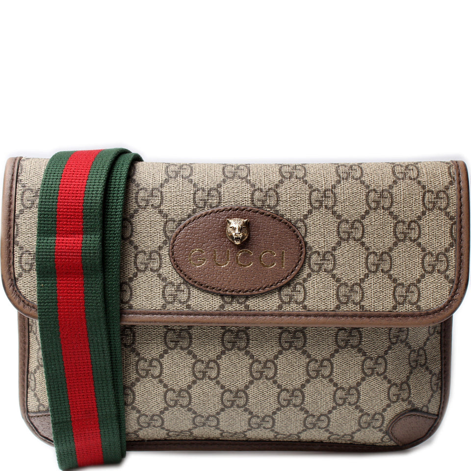 Gucci 493930 GG Supreme Neo Web Belt Bag
