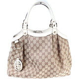 Gucci 211944 Sukey GG Canvas Medium Bag
