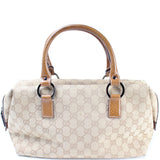 Gucci 113009 GG Canvas Mini Boston Bag