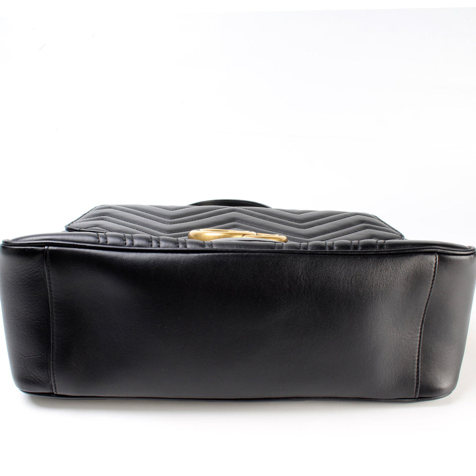 Gucci 498109 Marmont Top Handle Medium Bag