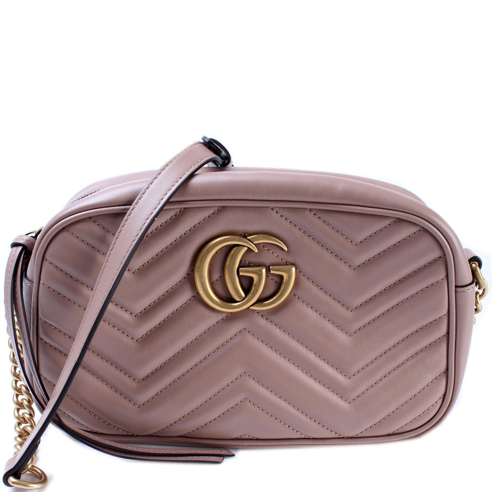 Gucci 447632 Marmont Small Leather Camera Bag
