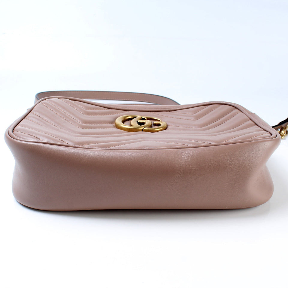 Gucci 447632 Marmont Small Leather Camera Bag
