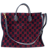 Gucci 598169 GG Wool Tote Bag