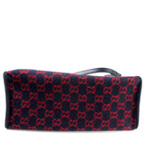 Gucci 598169 GG Wool Tote Bag