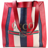 Gucci 523781 Sherry Line Striped Tote Bag