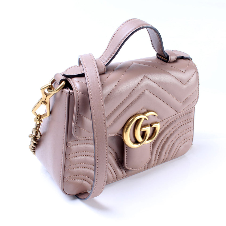 Gucci 547260 Mini Marmont Top Handle Bag