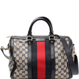 Gucci 247205 GG Canvas Boston Bag