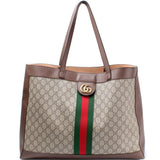 Gucci 547947 Ophidia GG Supreme Medium Disney 3 Little Pigs Tote Bag