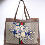 Gucci 547947 Ophidia GG Supreme Medium Disney 3 Little Pigs Tote Bag