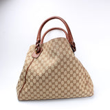 Gucci 323666 GG Canvas Tote Large Bag
