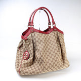 Gucci 211943 Sukey GG Canvas Large Bag