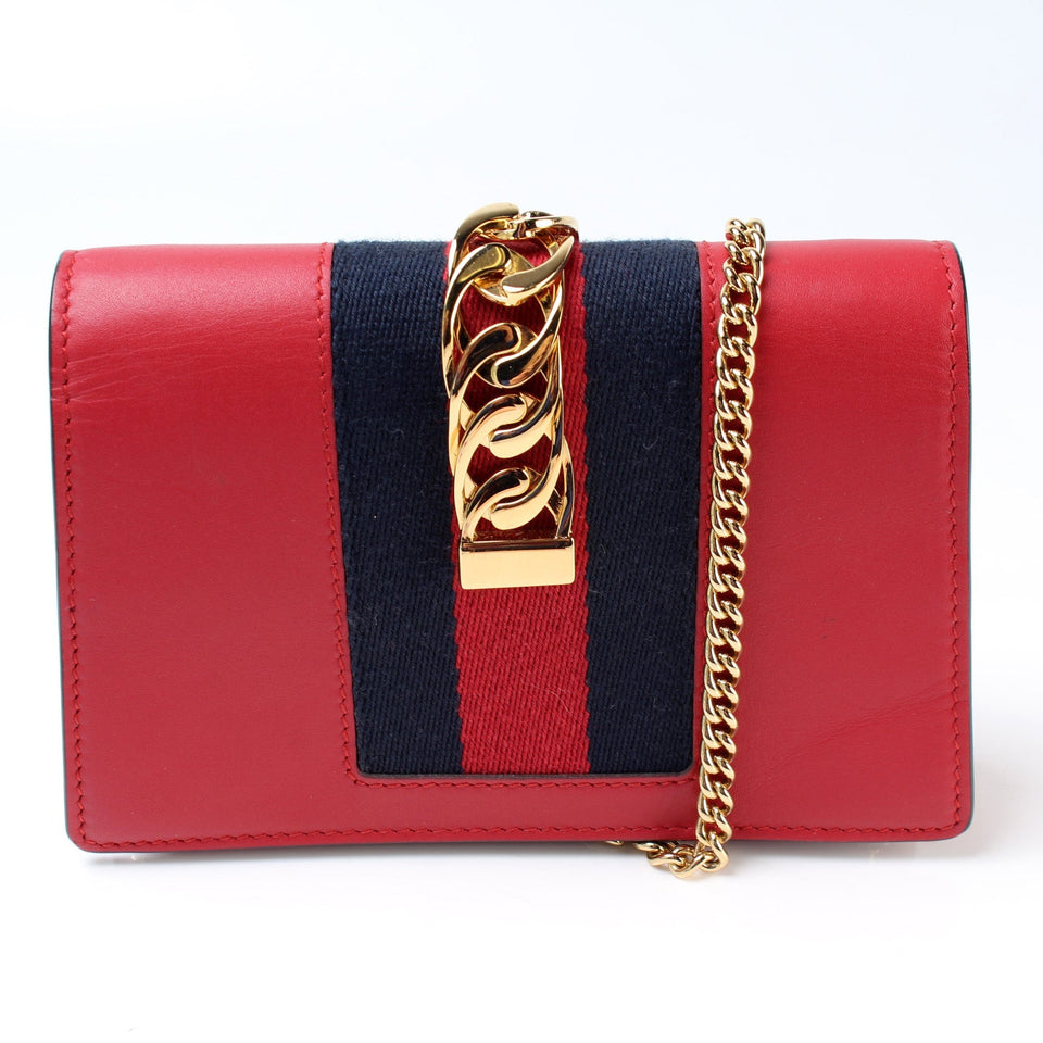 Gucci 494646 Sylvie Chain Super Mini Bag