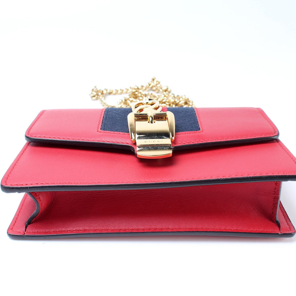 Gucci 494646 Sylvie Chain Super Mini Bag