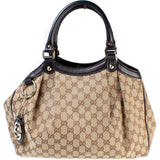 Gucci 211944 Sukey GG Canvas Medium Bag