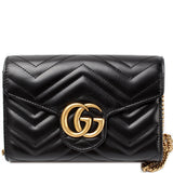 Gucci 474575 Marmont Chain Wallet Bag