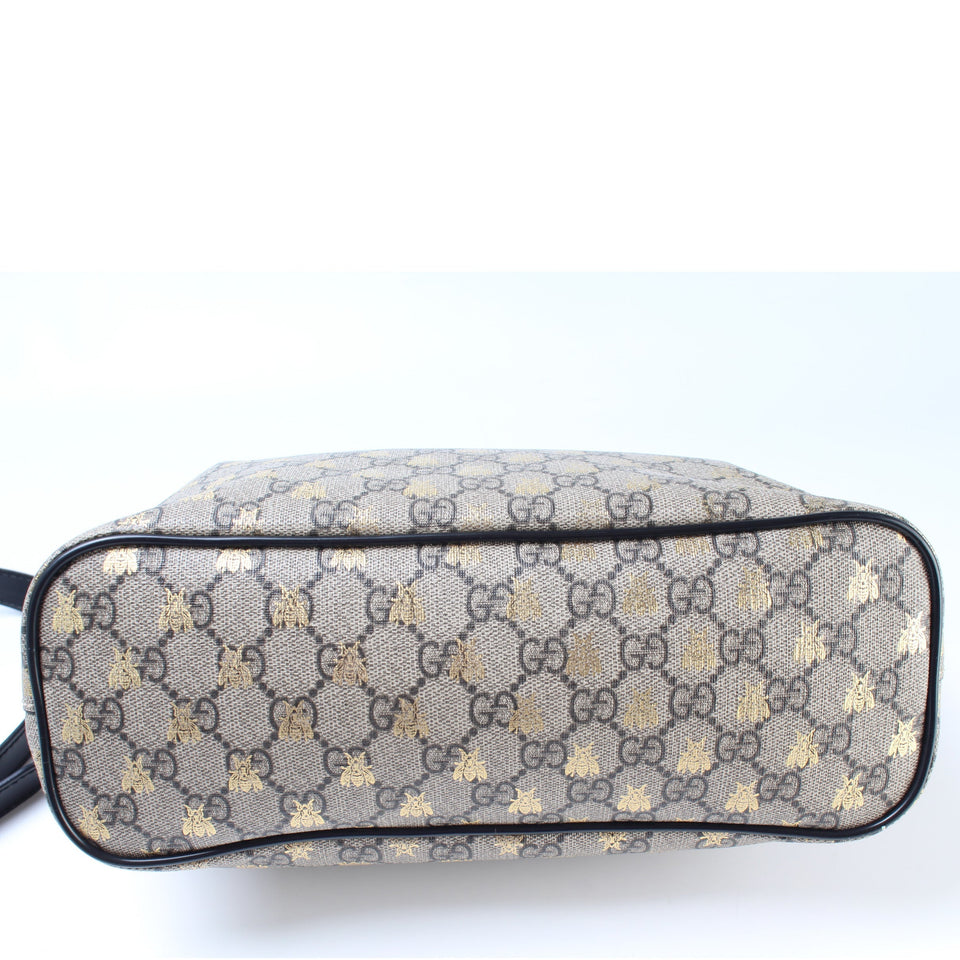 Gucci 473887 GG Supreme Canvas Small Tote Bag