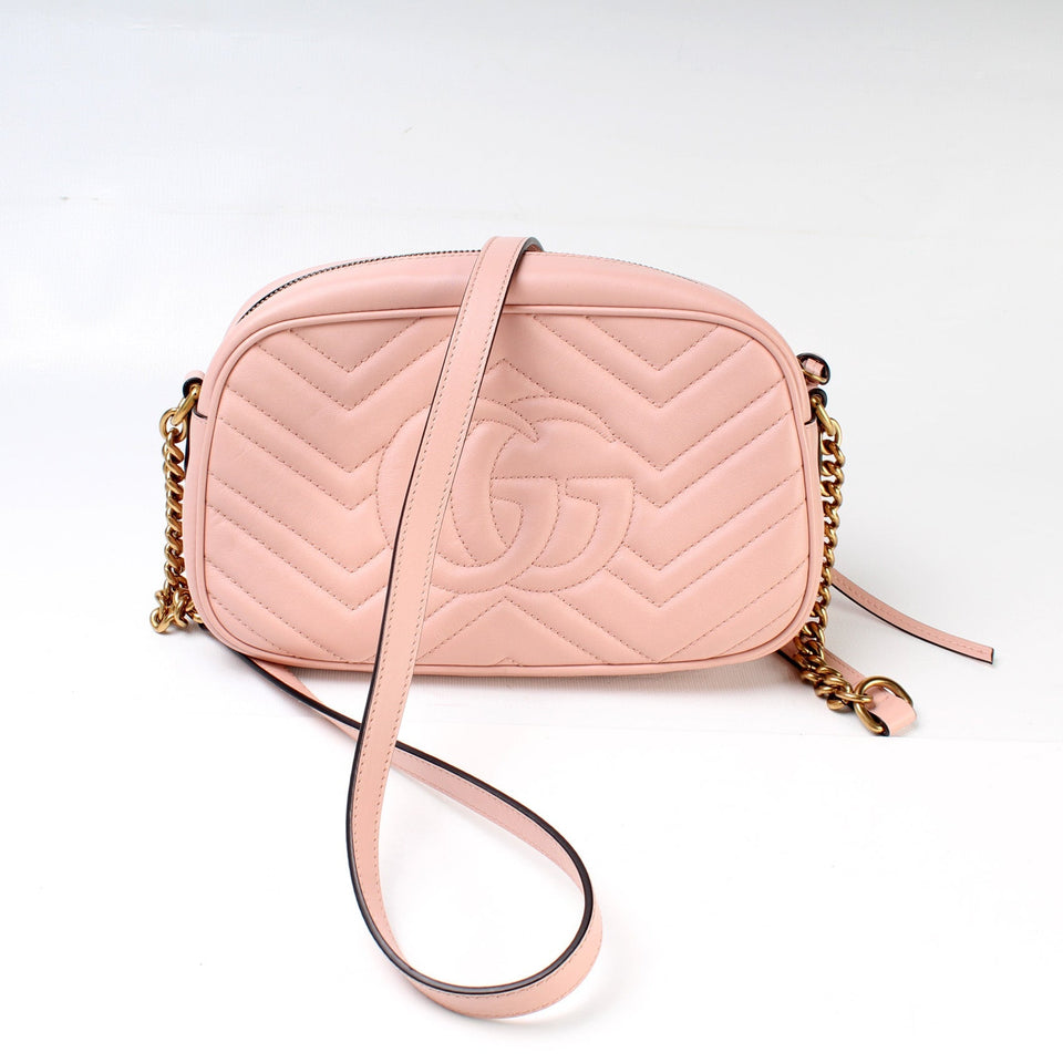 Gucci 447632 Marmont Small Leather Camera Bag
