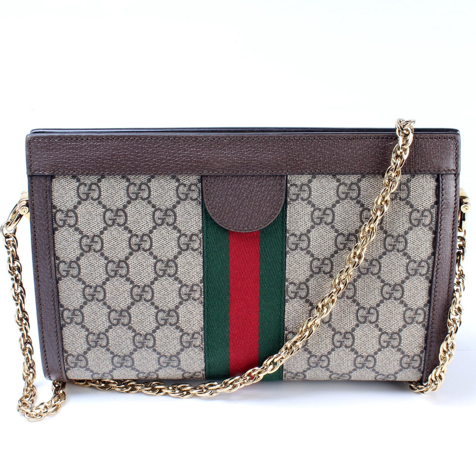 Gucci 503877 GG Supreme Ophidia Small Chain Bag