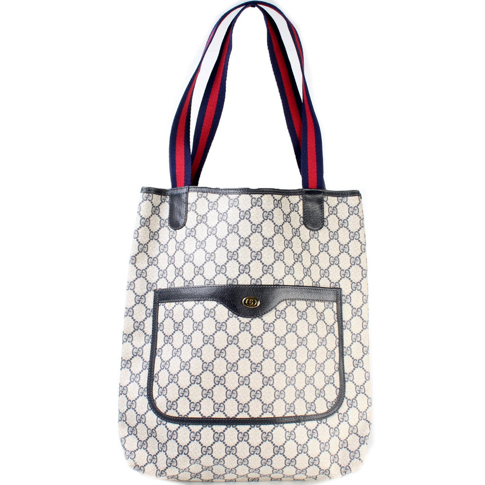Gucci 39.002.4487 Sherry Line Tote Vintage Bag