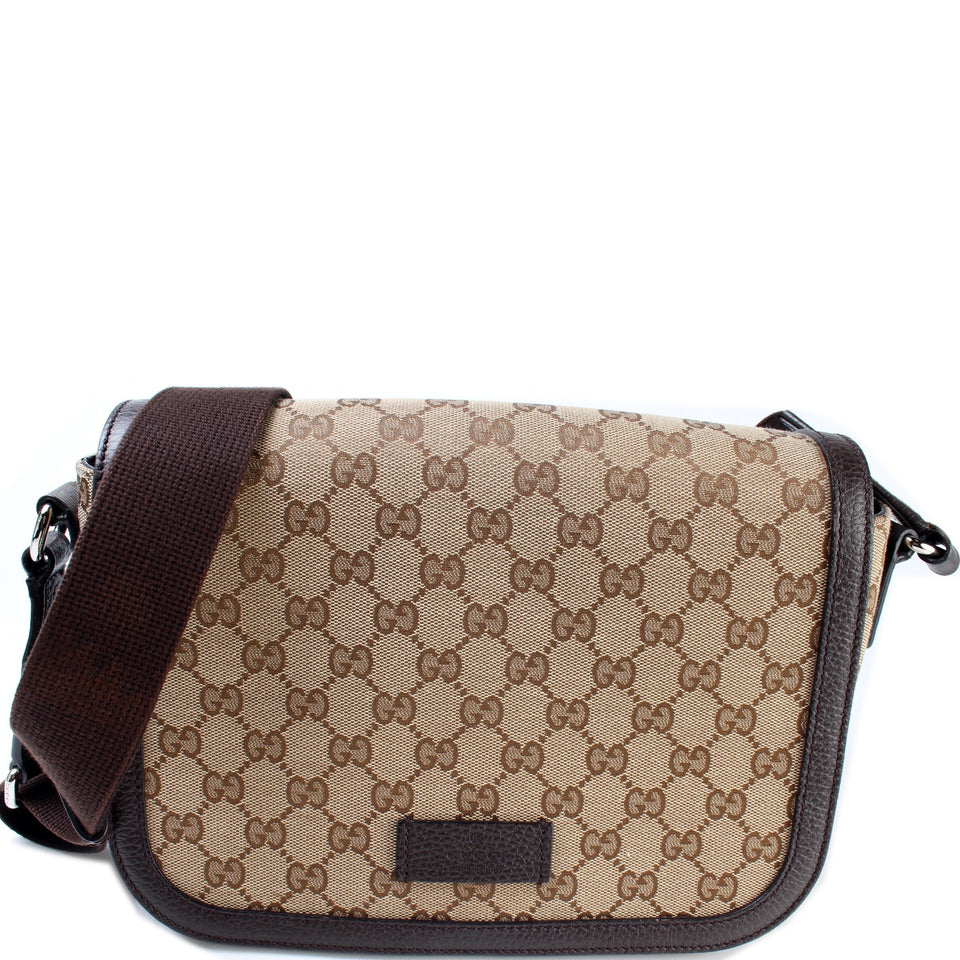 Gucci 449172 GG Canvas Messenger Bag