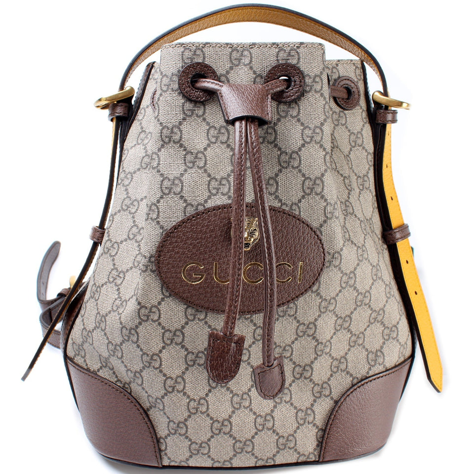 Gucci 476875 Neo Vintage Drawstring Backpack Bag