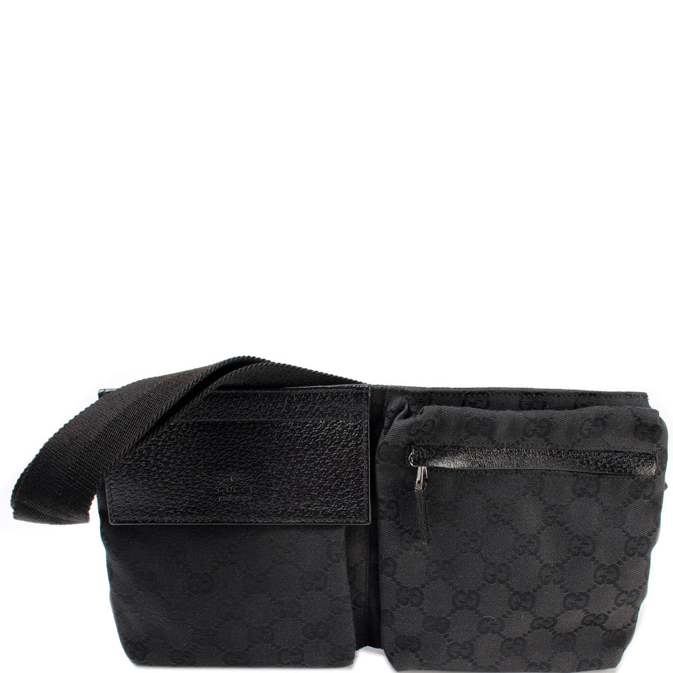 Gucci 28566 GG Canvas Waist Bag