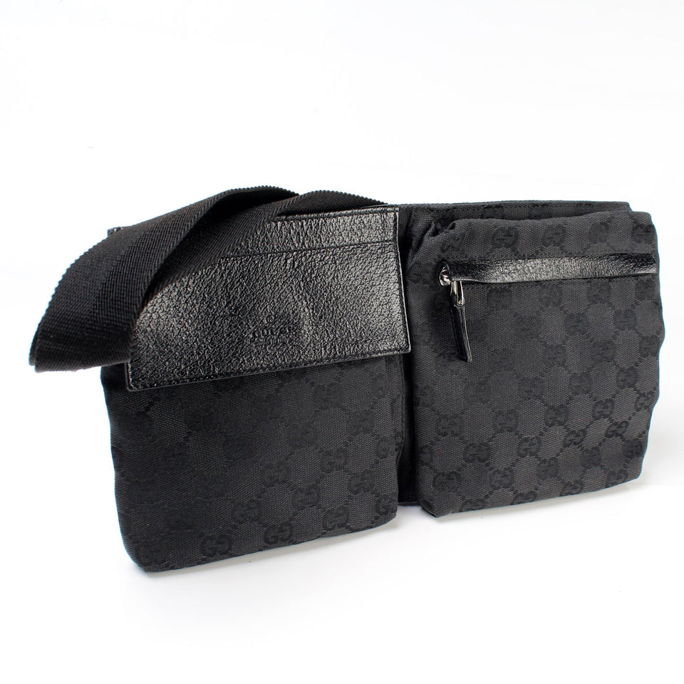 Gucci 28566 GG Canvas Waist Bag