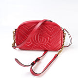 Gucci 447632 Marmont Small Leather Camera Bag