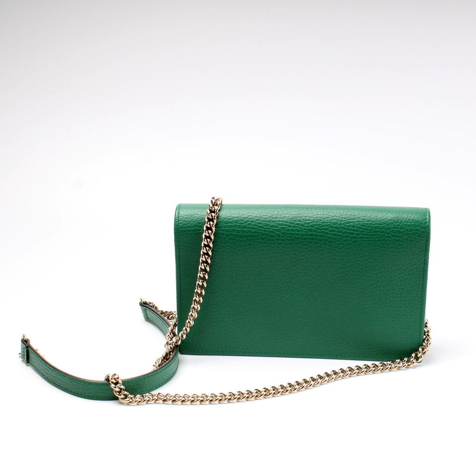 Gucci 615523 Dollar Interlocking Calfskin Bag