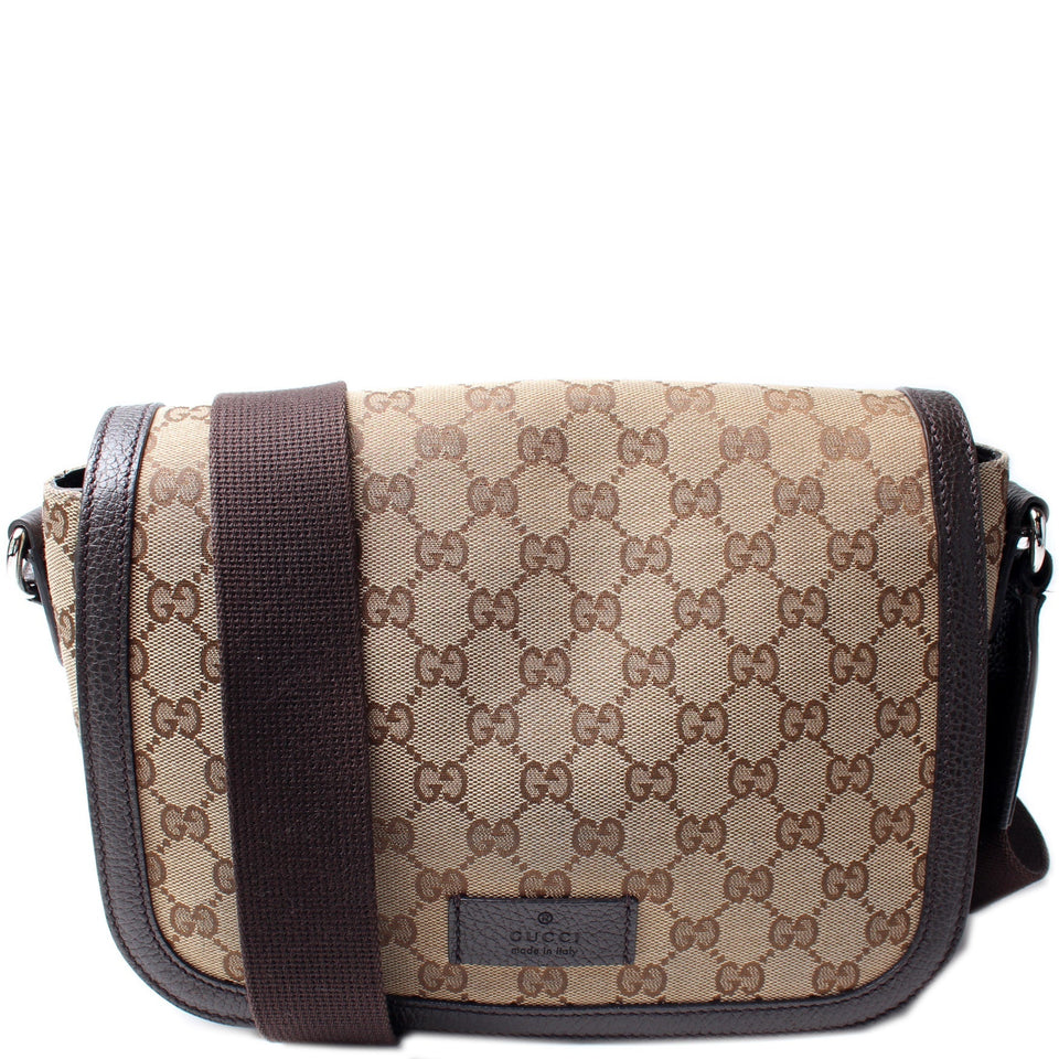 Gucci 449172 GG Canvas Messenger Bag