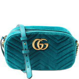 Gucci 447632 Marmont Small Velvet Camera Bag