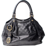 Gucci 211944 Sukey GG Leather Medium Bag