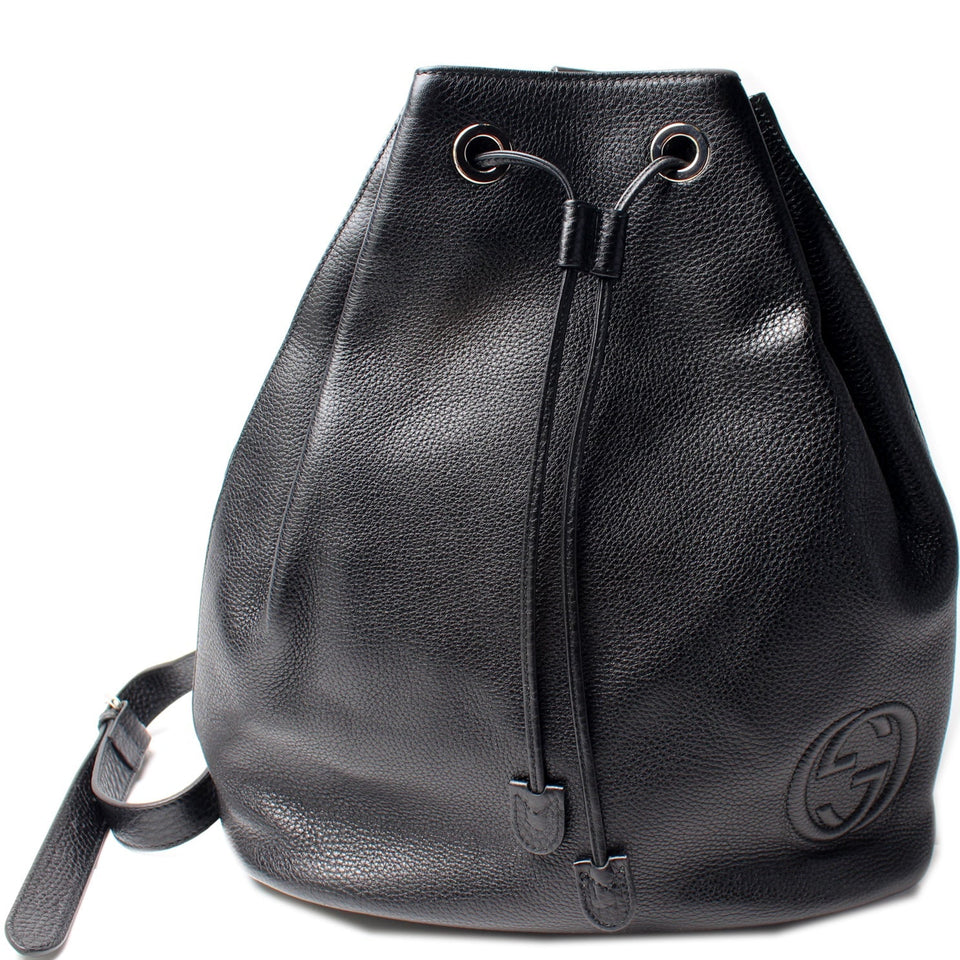 Gucci 368588 Soho Drawstring Backpack Bag