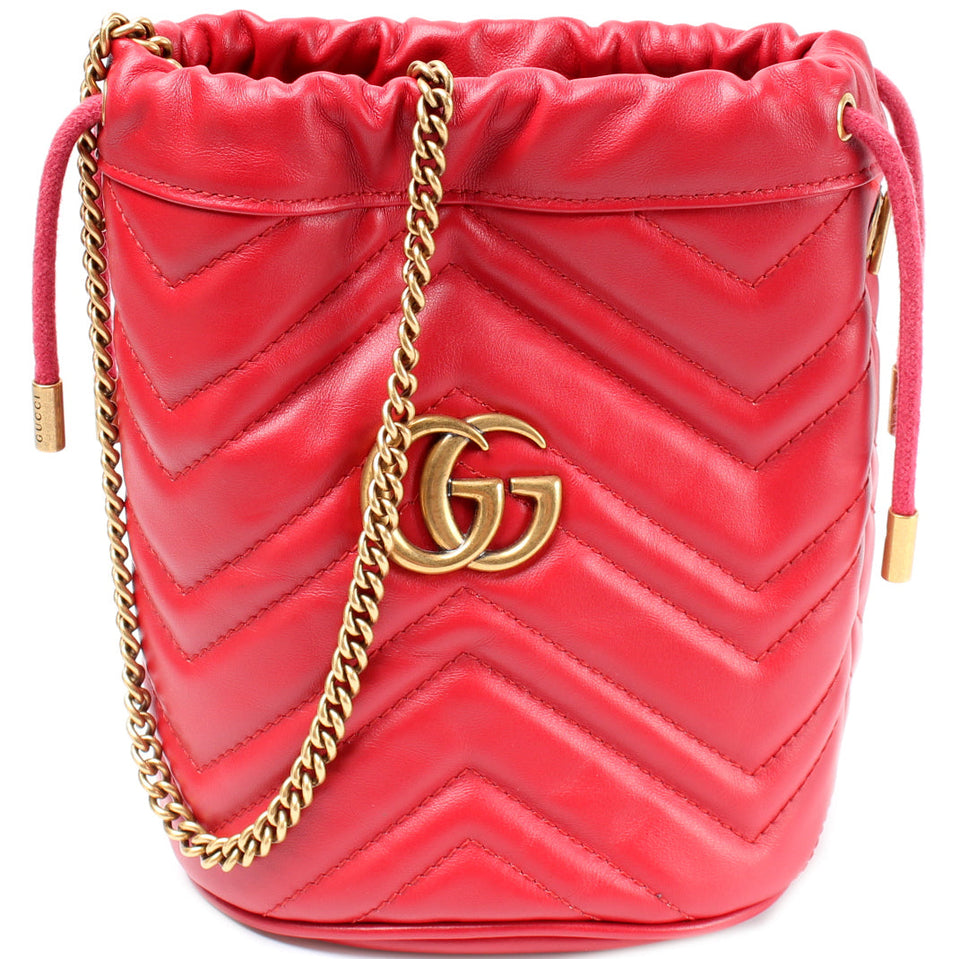 Gucci 575163 Marmont Mini Bucket Bag