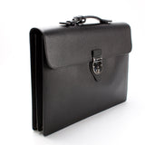 Gucci 281402 Flap Briefcase Leather Bag