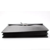 Gucci 281402 Flap Briefcase Leather Bag