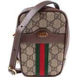 Gucci 546595 Ophidia GG Supreme Double Zip Bag