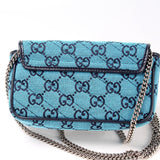 Gucci 476433 Marmont Canvas Supreme Mini Flap Bag