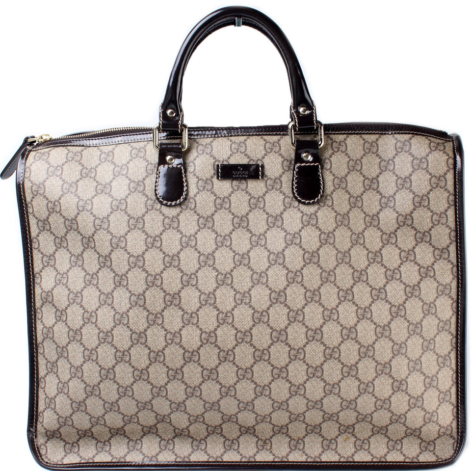 Gucci 189899 GG Supreme Joy Zip Tote Bag