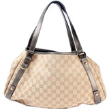 Gucci 130736 Abbey Canvas Tote Medium Bag