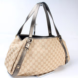 Gucci 130736 Abbey Canvas Tote Medium Bag