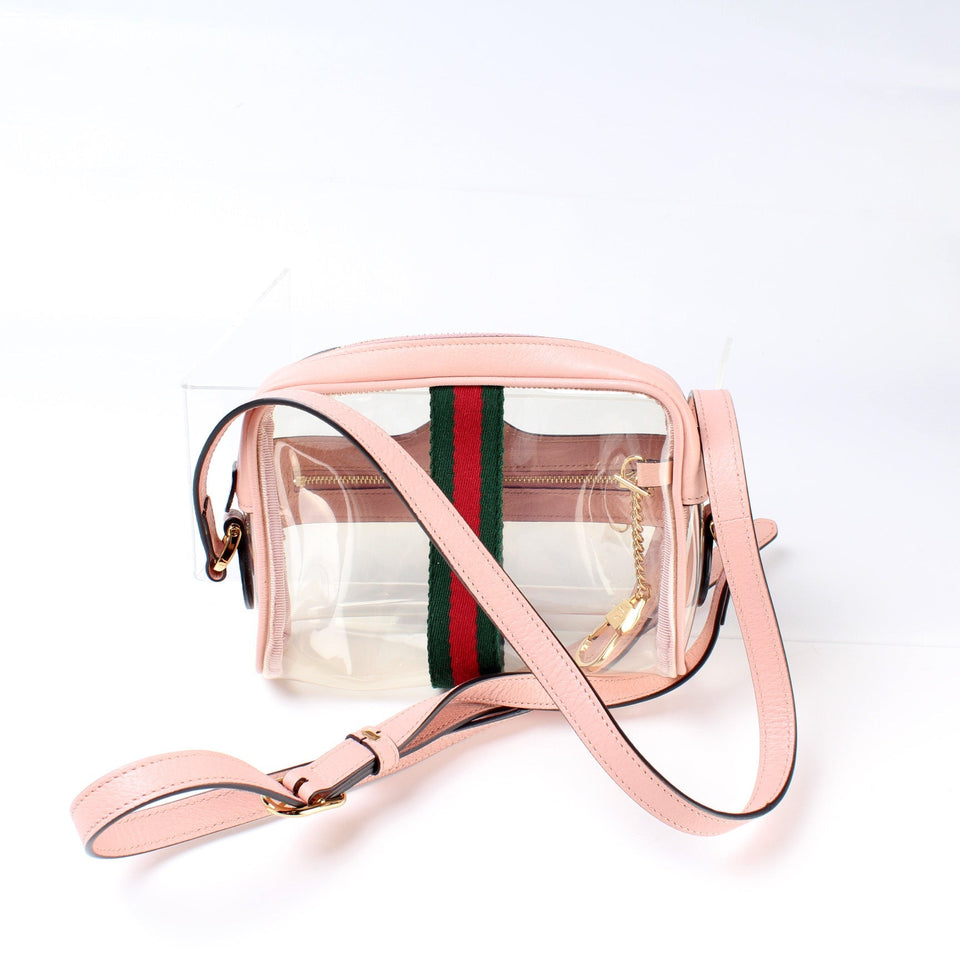 Gucci 517350 GG Transparent Mini Ophidia Bag