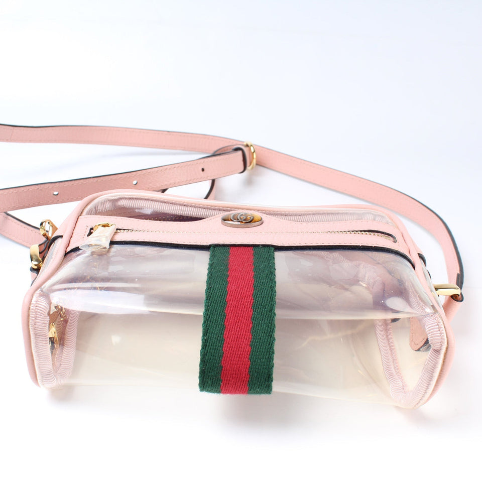 Gucci 517350 GG Transparent Mini Ophidia Bag