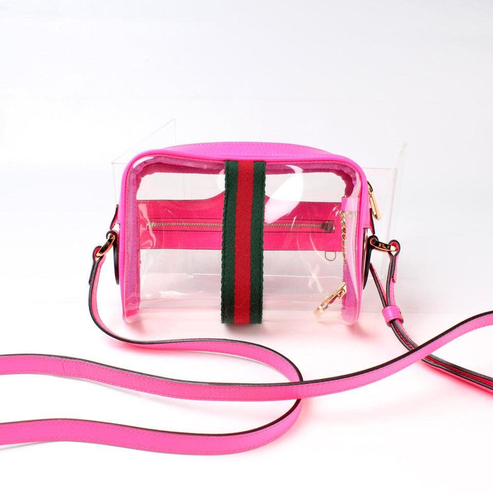 Gucci 517350 GG Transparent Mini Ophidia Bag