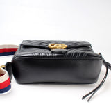 Gucci 498100 GG Marmont Top Handle Small Bag