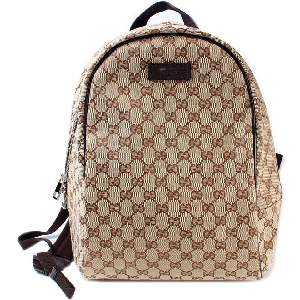 Gucci 449906 GG Canvas Travel Backpack Bag