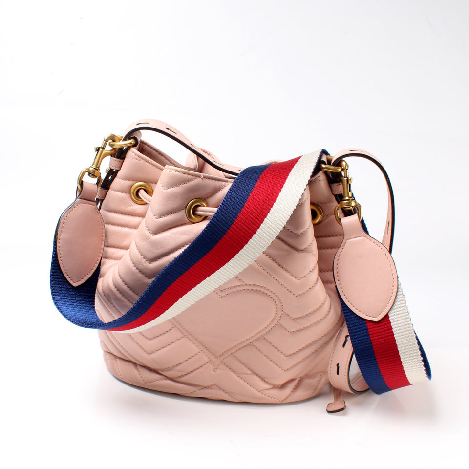 Gucci 476674 GG Marmont Bucket Bag