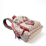 Gucci 427042 GG Supreme Embroidered Backpack Bag