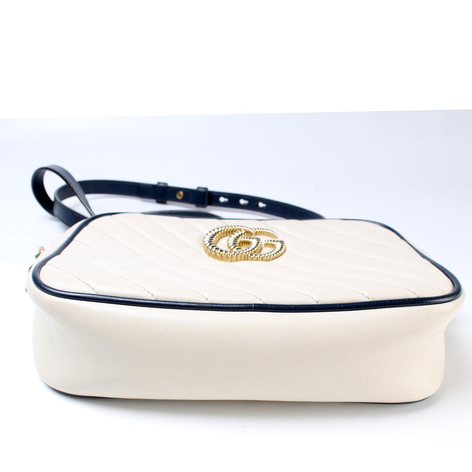 Gucci 447632 Marmont Torchon Small Leather Camera Bag